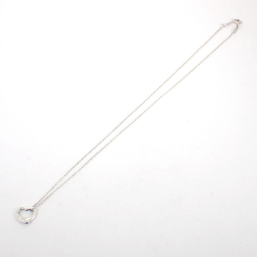 【中古】TIFFANY/ティファニー 925 オープンハート ペンダント/ネックレス/j188-1