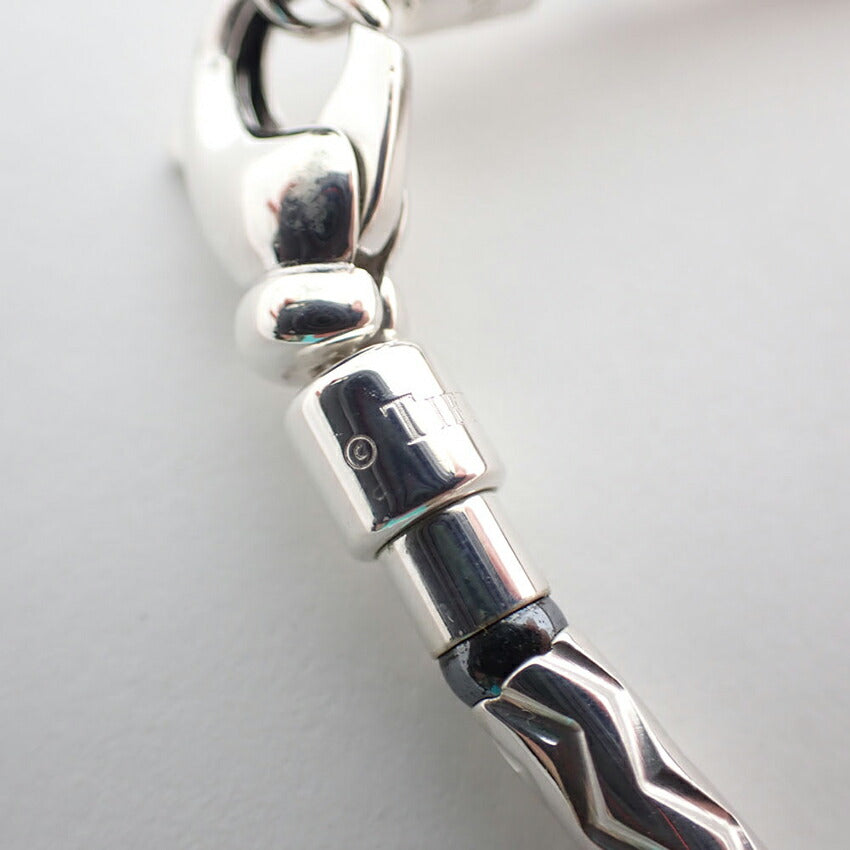 【中古】TIFFANY/ティファニー 925 アズテック ジグザグ ヘマタイト ブレスレット/j188-3