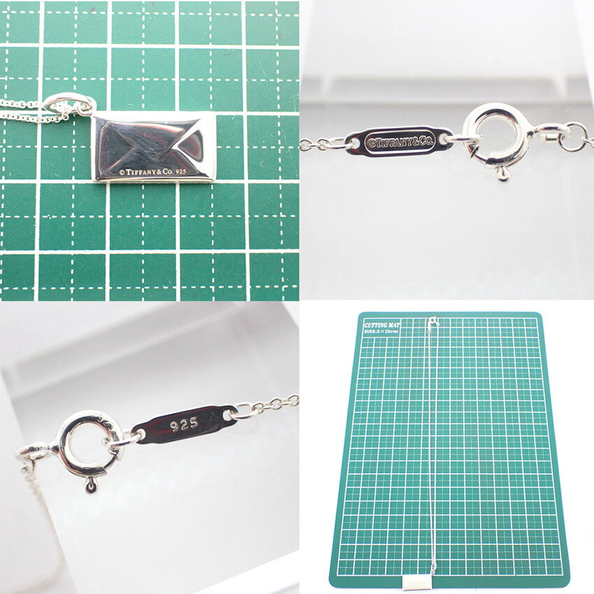【中古】TIFFANY/ティファニー 925 ニューヨーク ダイヤ1pc レター プレート ペンダント/ネックレス/j188-4