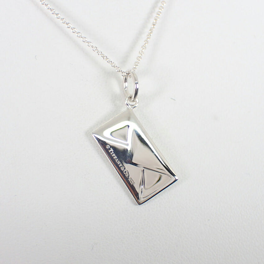 【中古】TIFFANY/ティファニー 925 ニューヨーク ダイヤ1pc レター プレート ペンダント/ネックレス/j188-4