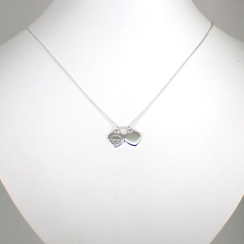 【中古】TIFFANY/ティファニー 925 リターントゥティファニー ダブルハートタグ ペンダント/j188-7