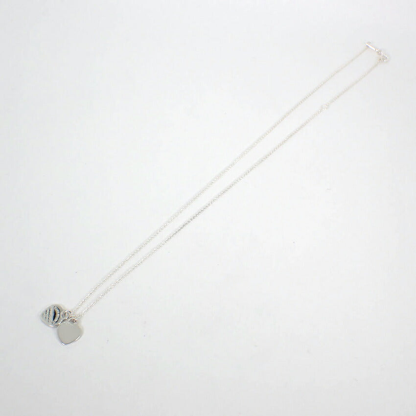 【中古】TIFFANY/ティファニー 925 リターントゥティファニー ダブルハートタグ ペンダント/j188-7