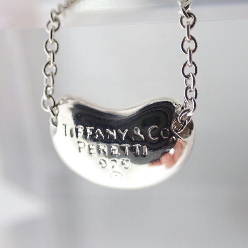 【中古】TIFFANY/ティファニー 925 ビーン ペンダント/ネックレス/j189-10