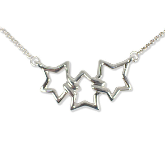 【中古】TIFFANY/ティファニー 925 トリプルスター ネックレス/j189-4