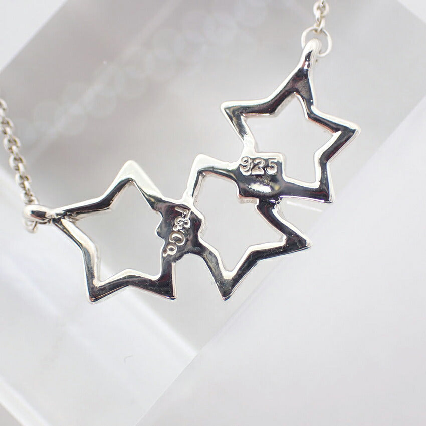 【中古】TIFFANY/ティファニー 925 トリプルスター ネックレス/j189-4