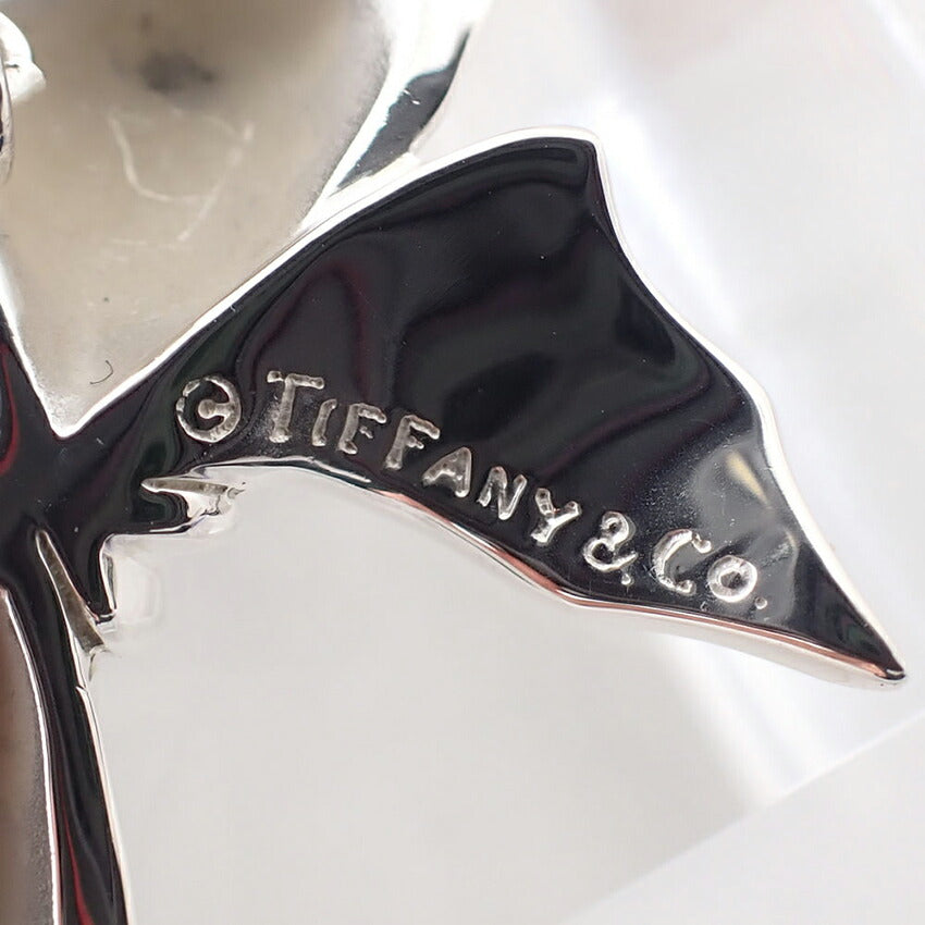 【中古】TIFFANY/ティファニー 925 リボンモチーフ ネックレス/ペンダント/j189-8