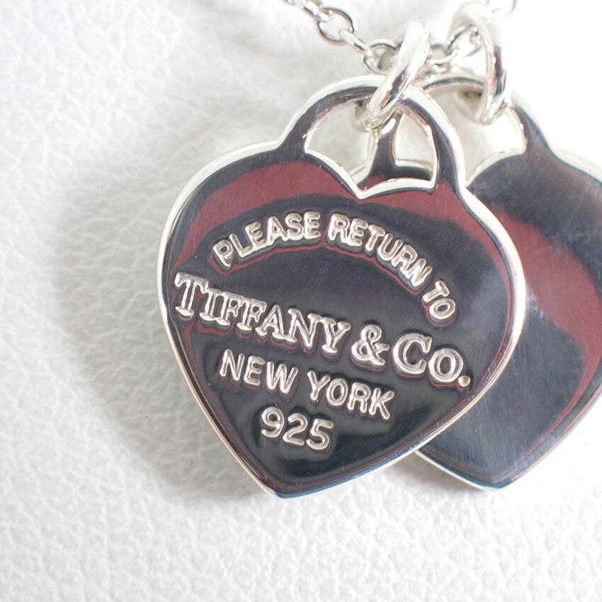 【中古】TIFFANY/ティファニー 925/リターントゥ ダブルハートタグ ネックレス/j190-5