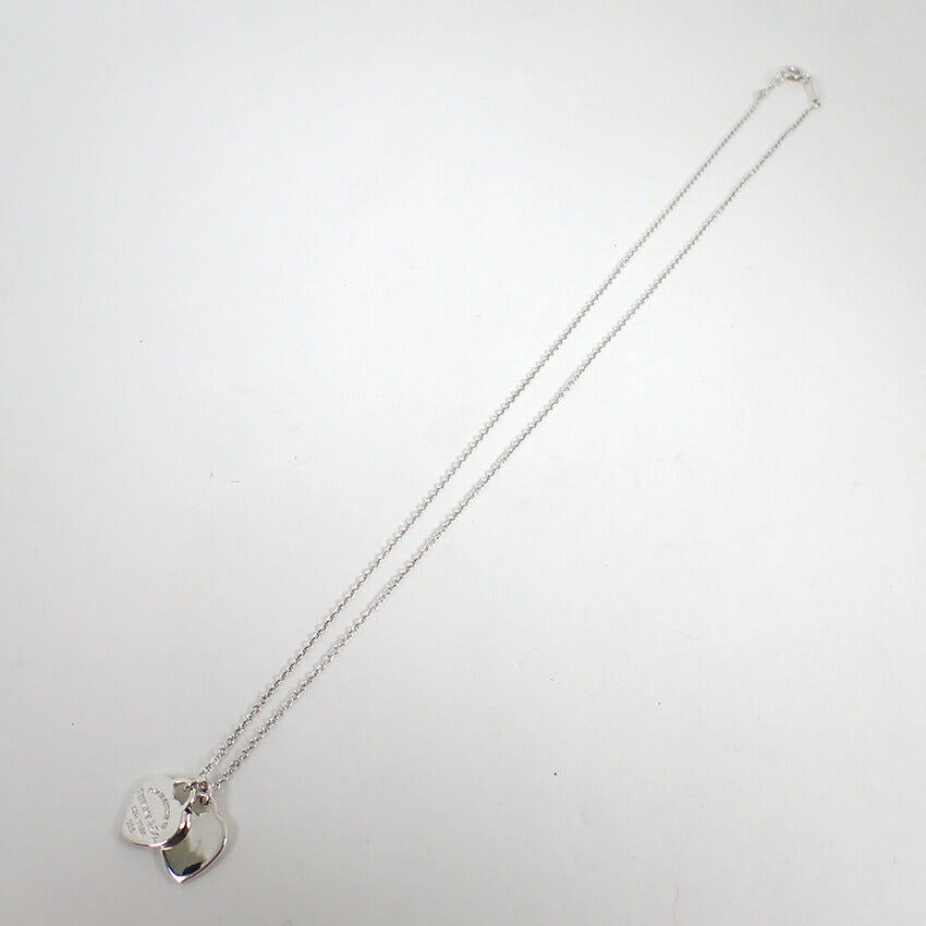【中古】TIFFANY/ティファニー 925/リターントゥ ダブルハートタグ ネックレス/j190-5