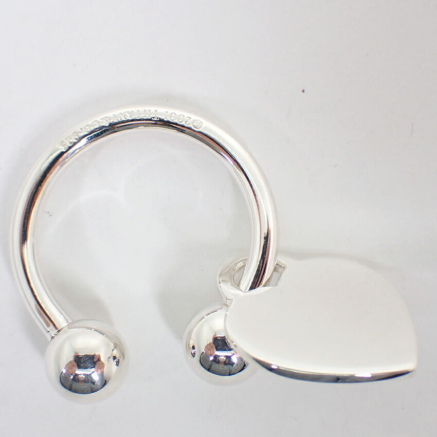 【中古】TIFFANY/ティファニー 925 リターントゥティファニー ハートタグ キーリング/j191-2