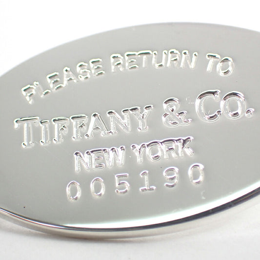 【中古】TIFFANY/ティファニー 925 リターントゥティファニー オーバルタグ キーリング/j191-7