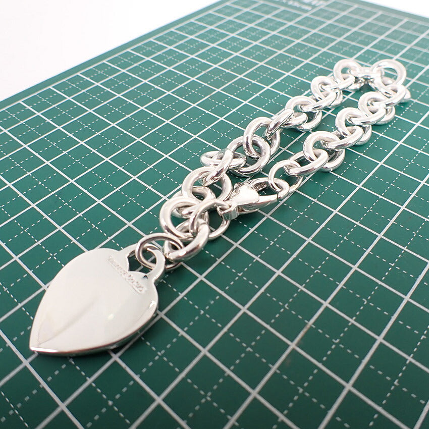 【中古】TIFFANY/ティファニー 925 リターントゥティファニー ハートタグ ブレスレット/j191-8