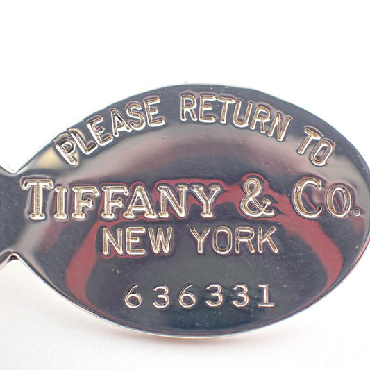 【中古】TIFFANY/ティファニー 925 リターントゥティファニー オーバルタグ キーリング/j192-10