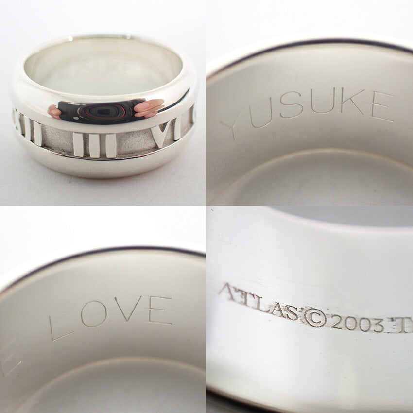 【中古】TIFFANY/ティファニー 925 アトラス リング/11号/j192-1