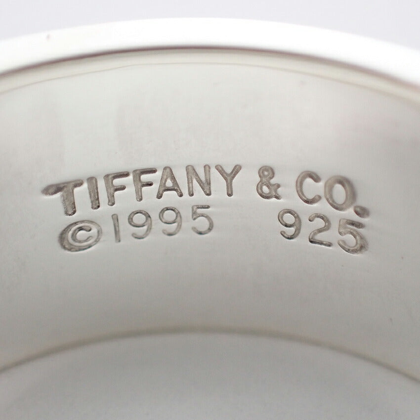 【中古】TIFFANY/ティファニー 925 グルーブド ダブルライン リング /11号/j192-2