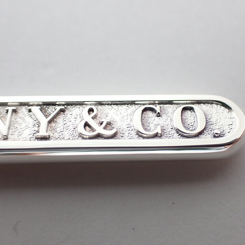 【中古】TIFFANY/ティファニー 925 ロゴ バー キーリング/j192-4