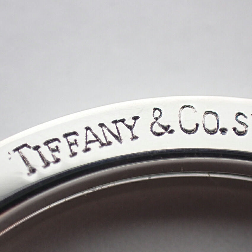 【中古】TIFFANY/ティファニー 925 ロゴ バー キーリング/j192-4