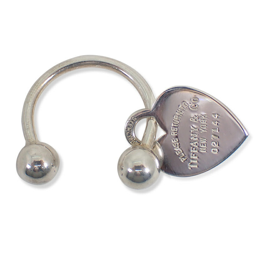【中古】TIFFANY/ティファニー 925 リターントゥティファニー ハートタグ キーリング/j193-6