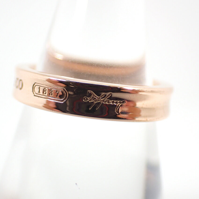 【中古】TIFFANY/ティファニー メタル 1837 ナロー リング /10号/j193-7