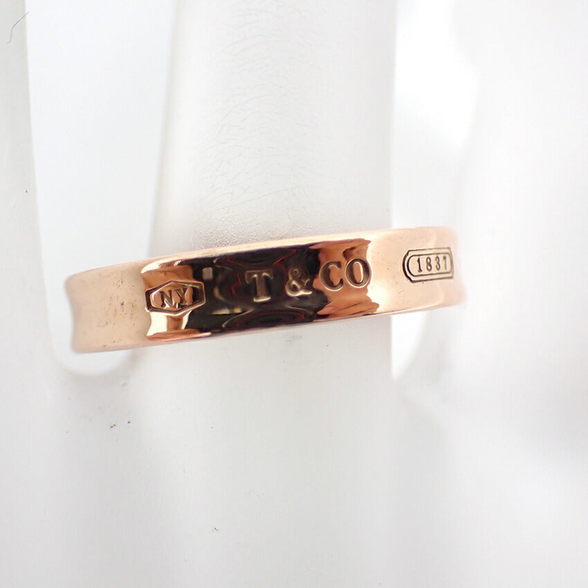 【中古】TIFFANY/ティファニー メタル 1837 ナロー リング /10号/j193-7