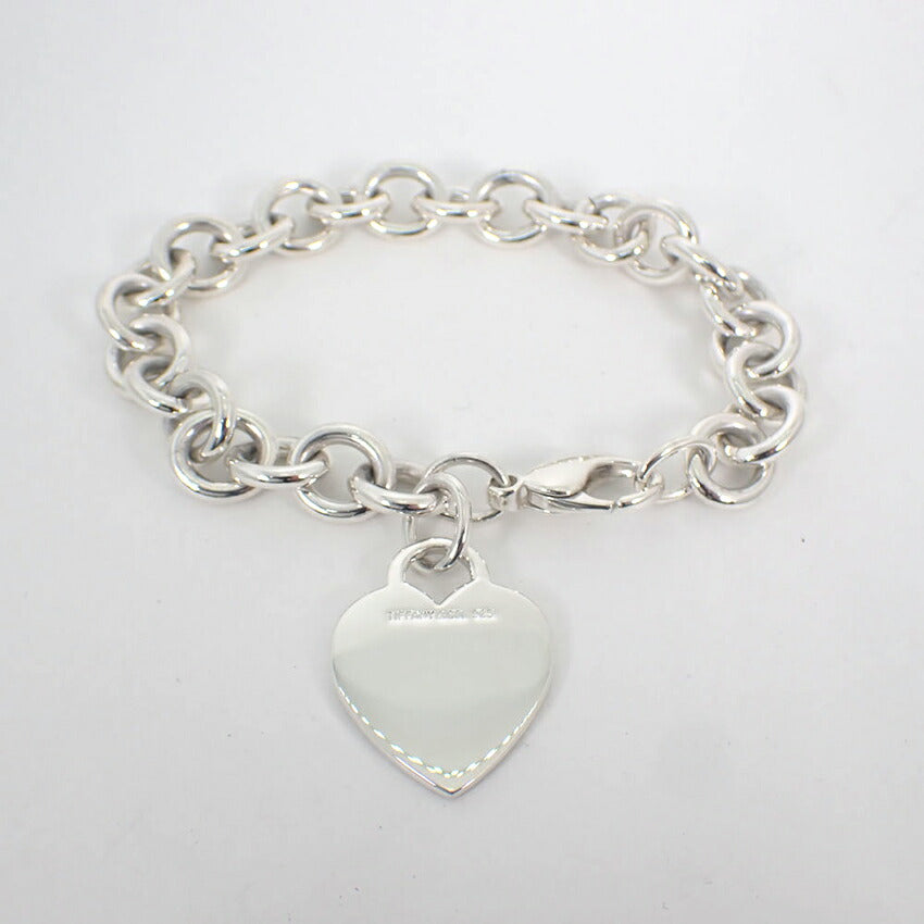 【中古】TIFFANY/ティファニー/925/ハートタグ/ブレスレット/j194-10
