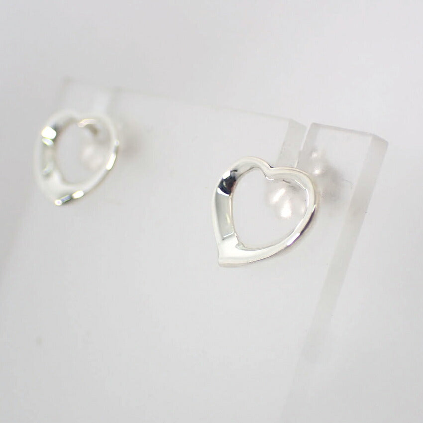 【中古】TIFFANY/ティファニー/925/オープンハート/ピアス/j194-12