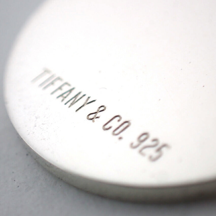 【中古】TIFFANY/ティファニー/925/ラウンドタグ/キーリング/j194-2