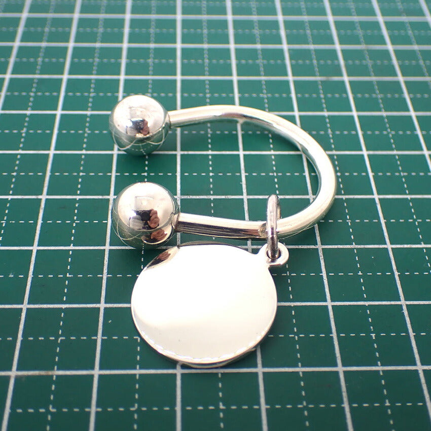 【中古】TIFFANY/ティファニー/925/ラウンドタグ/キーリング/j194-2