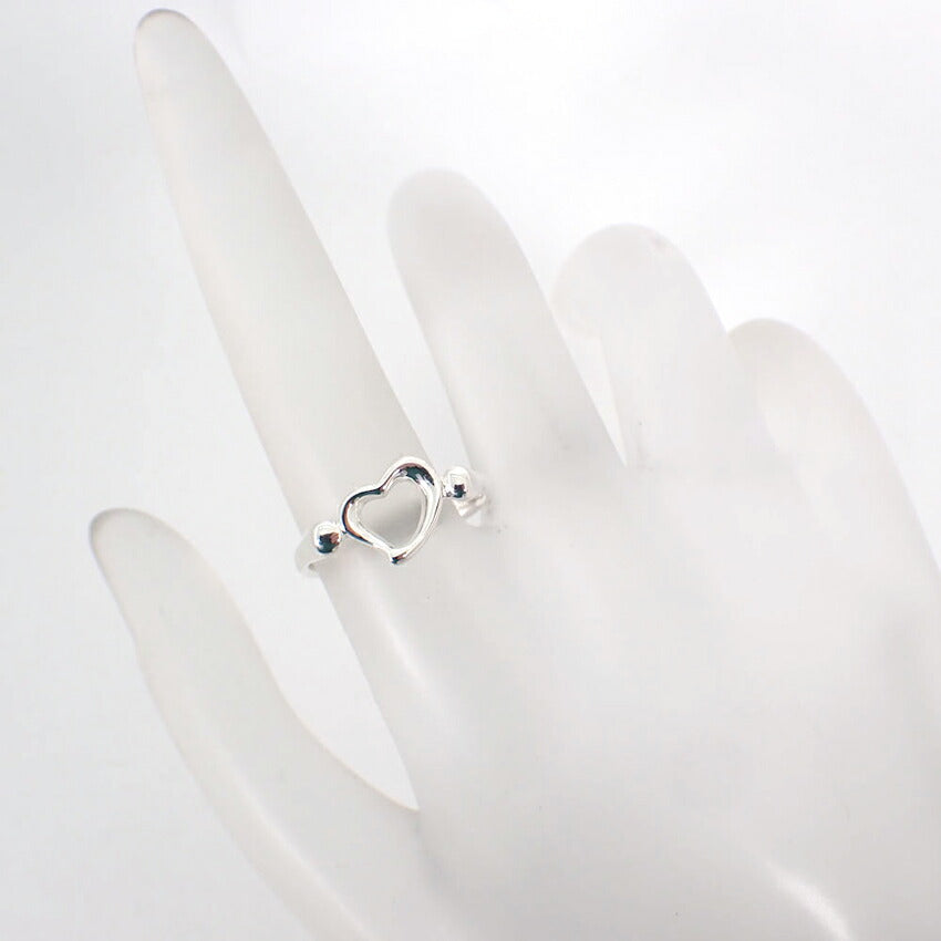 【中古】TIFFANY/ティファニー/925/オープンハート/リング/11号/j194-3