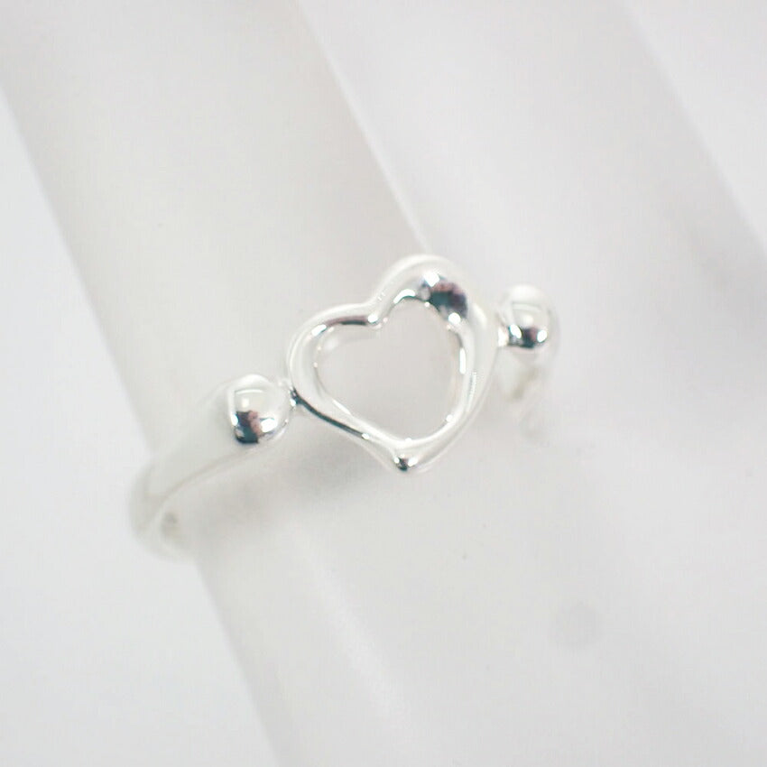 【中古】TIFFANY/ティファニー/925/オープンハート/リング/11号/j194-3
