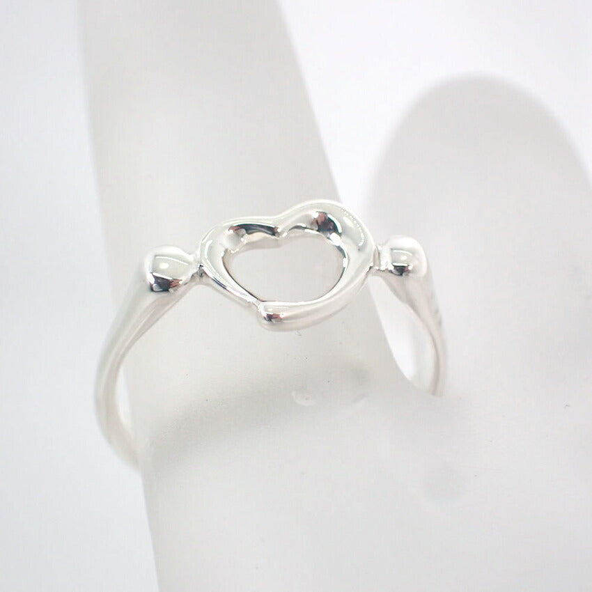 【中古】TIFFANY/ティファニー/925/オープンハート/リング/11号/j194-3
