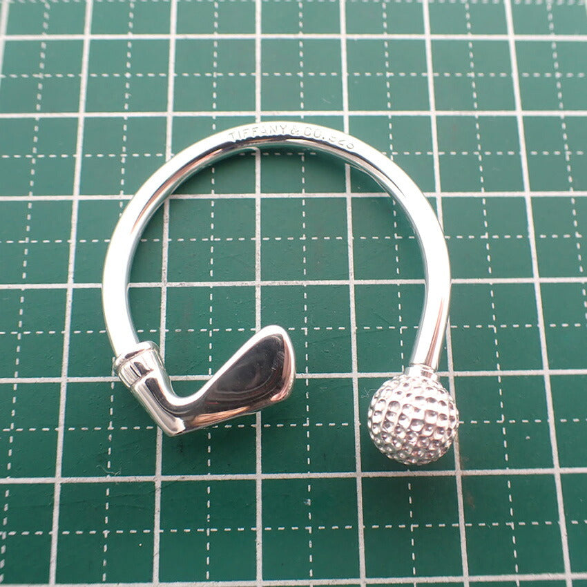 【中古】TIFFANY/ティファニー/925/ゴルフ/キーリング/j194-6