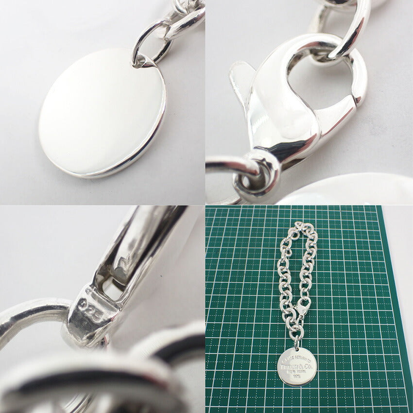 【中古】TIFFANY/ティファニー/925/リターントゥラウンドタグ/ブレスレット/j194-7