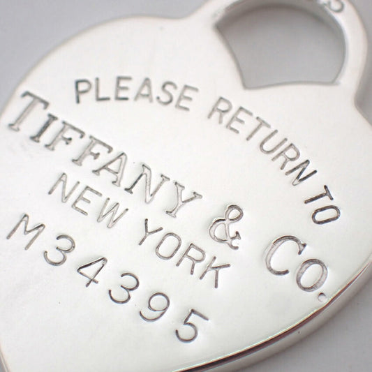 【中古】TIFFANY/ティファニー/925//ハートタグ/ペンダント/トップ/j194-8