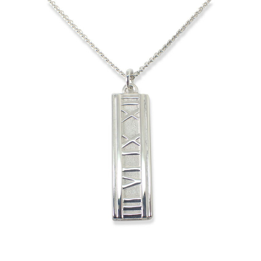 【中古】TIFFANY/ティファニー 925 アトラス バー ペンダント/ネックレス/j195-5