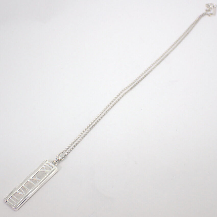 【中古】TIFFANY/ティファニー 925 アトラス バー ペンダント/ネックレス/j195-5