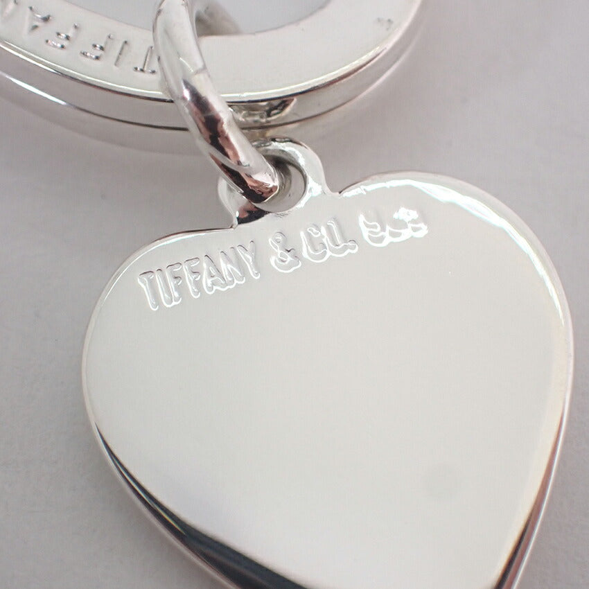【中古】TIFFANY/ティファニー 925 ハートタグ付き キーリング/j195-6