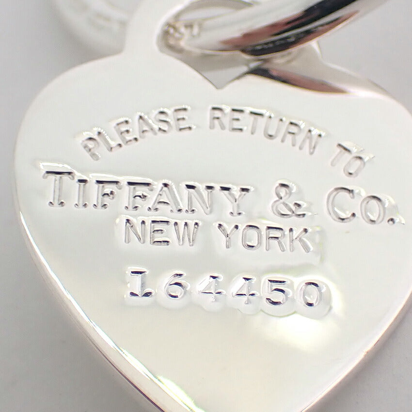 【中古】TIFFANY/ティファニー 925 リターントゥティファニー ハートタグ キーリング/j195-9