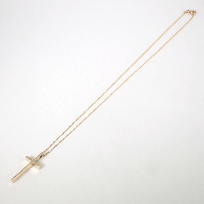 【中古】TIFFANY/ティファニー 750 メトロクロス ペンダント/ネックレス/j196-11