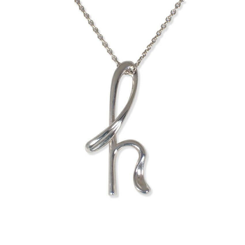 【中古】TIFFANY/ティファニー 925 イニシャルh/ ペンダント/ネックレス/j196-2