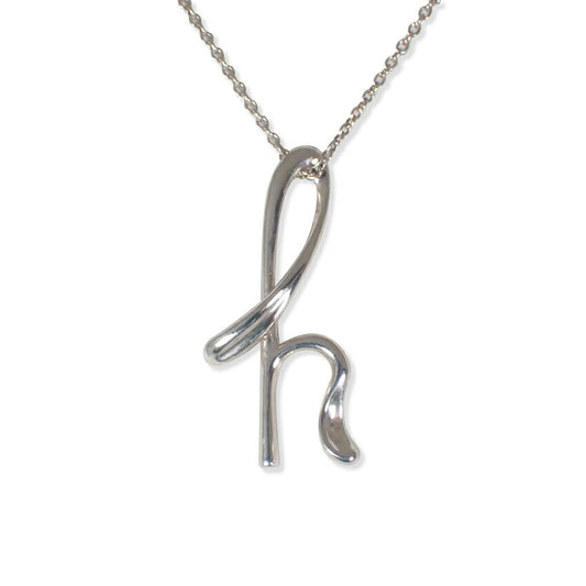 【中古】TIFFANY/ティファニー 925 イニシャルh/ ペンダント/ネックレス/j196-2