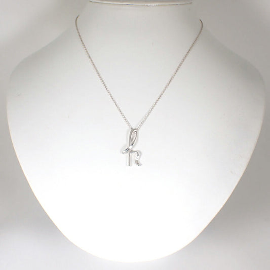 【中古】TIFFANY/ティファニー 925 イニシャルh/ ペンダント/ネックレス/j196-2