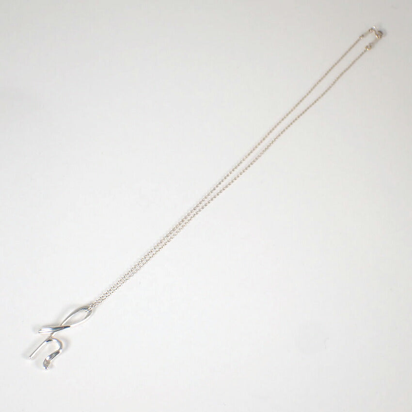 【中古】TIFFANY/ティファニー 925 イニシャルh/ ペンダント/ネックレス/j196-2