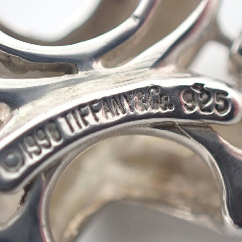 【中古】TIFFANY/ティファニー 925 シグネチャー クロス ペンダント/ネックレス/j196-3