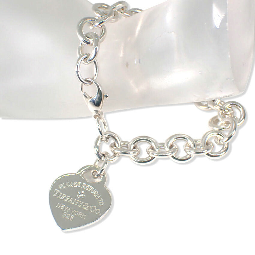 【中古】TIFFANY/ティファニー 925 リターントゥティファニー ハートタ グイヤ ブレスレット/j196-7