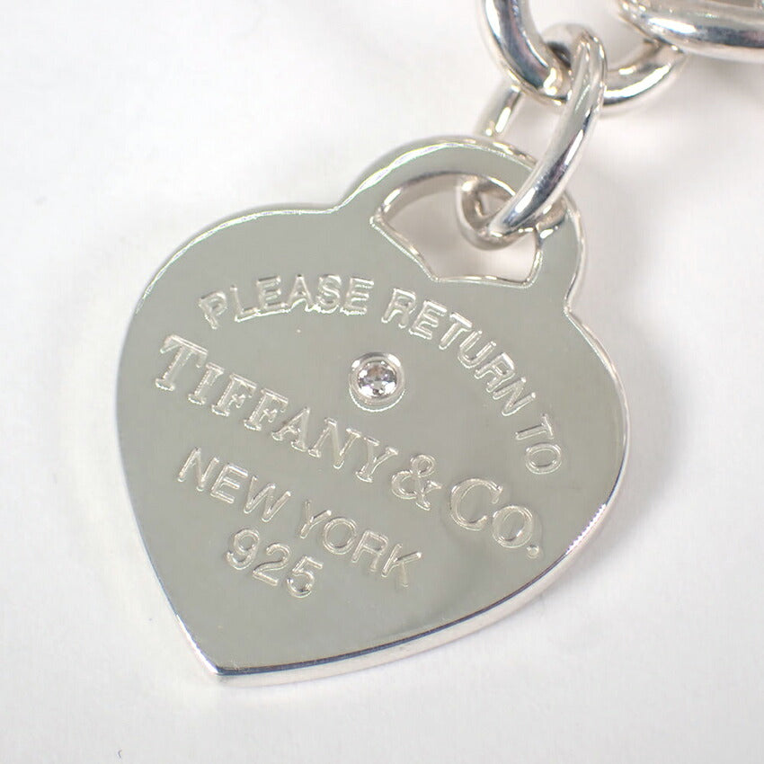 【中古】TIFFANY/ティファニー 925 リターントゥティファニー ハートタ グイヤ ブレスレット/j196-7