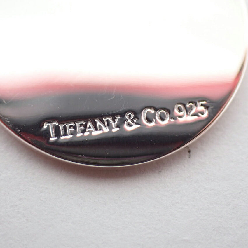 【中古】TIFFANY/ティファニー 925 ラウンドタグ付き キーリング/j197-13