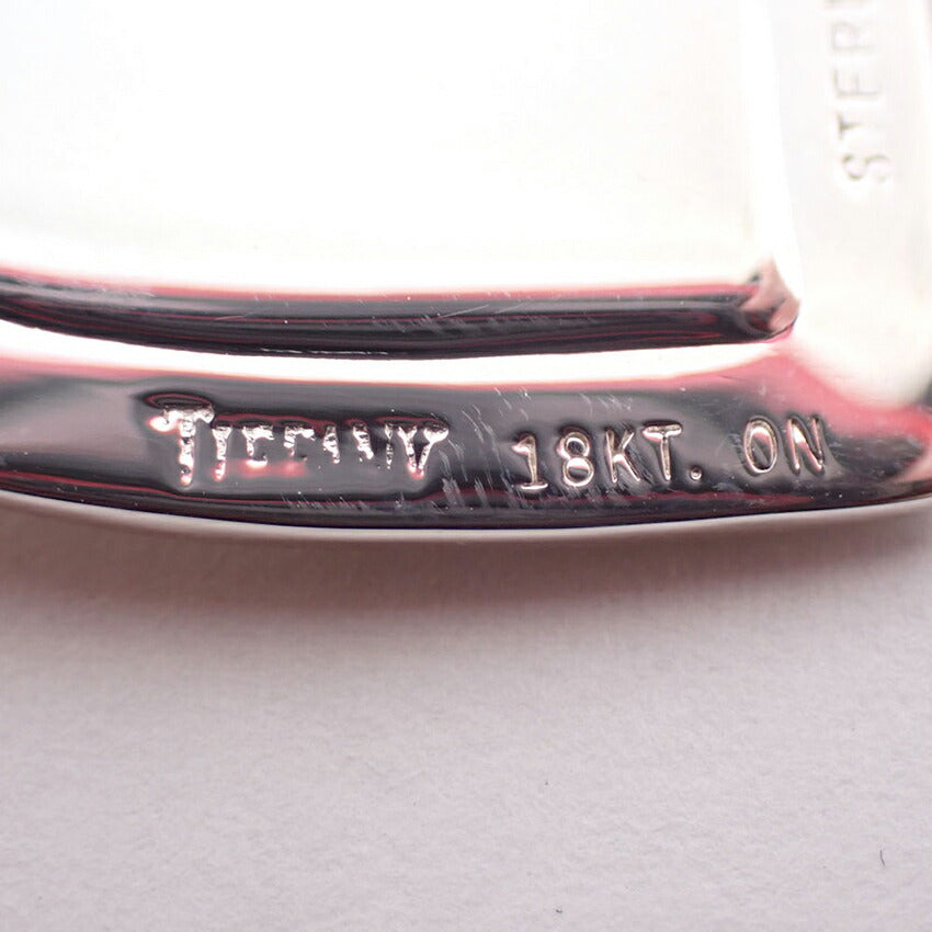 【中古】TIFFANY/ティファニー 925/750 ハート ペンダントトップ/j197-14