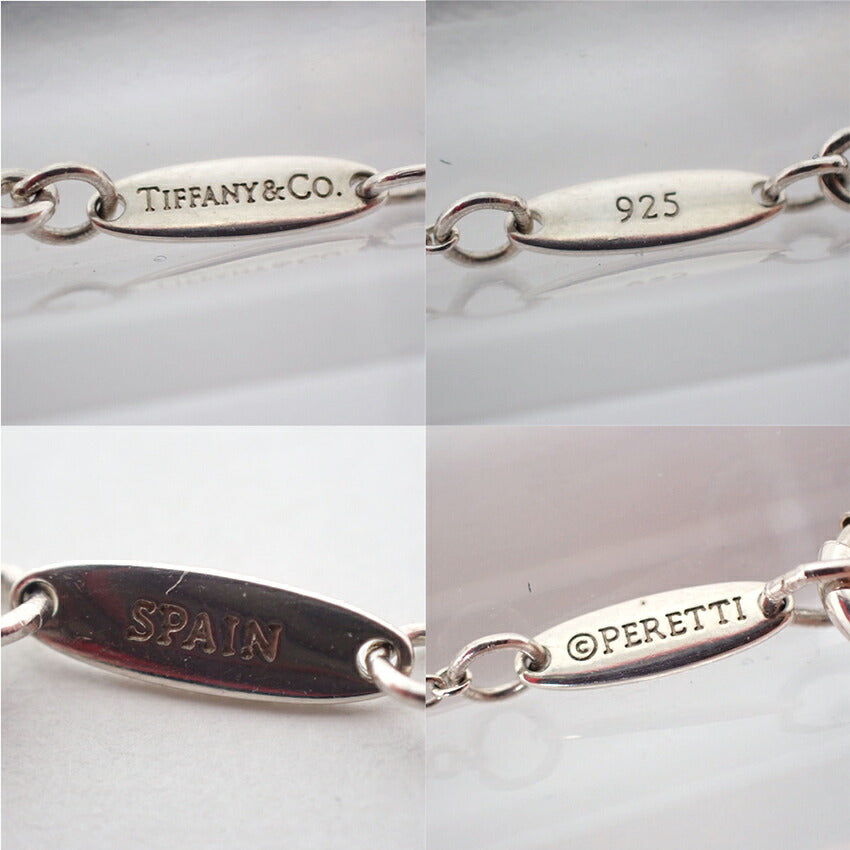【中古】TIFFANY/ティファニー 925 オープンハート ペンダント/ネックレス/j197-15