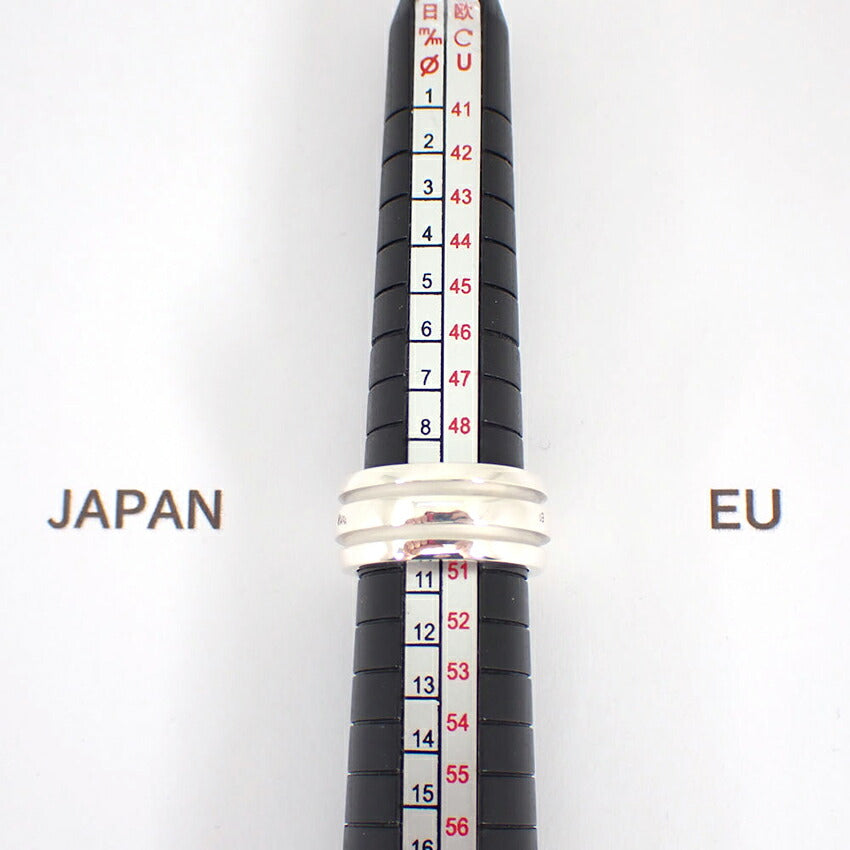 【中古】TIFFANY/ティファニー 925 グレーブド ダブルライン リング /10号/j197-2
