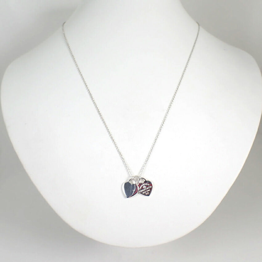 【中古】TIFFANY/ティファニー 925 リターントゥティファニー ダブルハートタグ ペンダント/j197-3